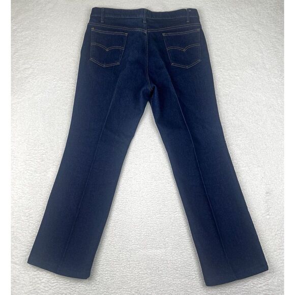 Vintage Levis Jeans Mens 38x31 (Fits 38x29) Dark Wash Action Jeans 90s Denim - Picture 4 of 14